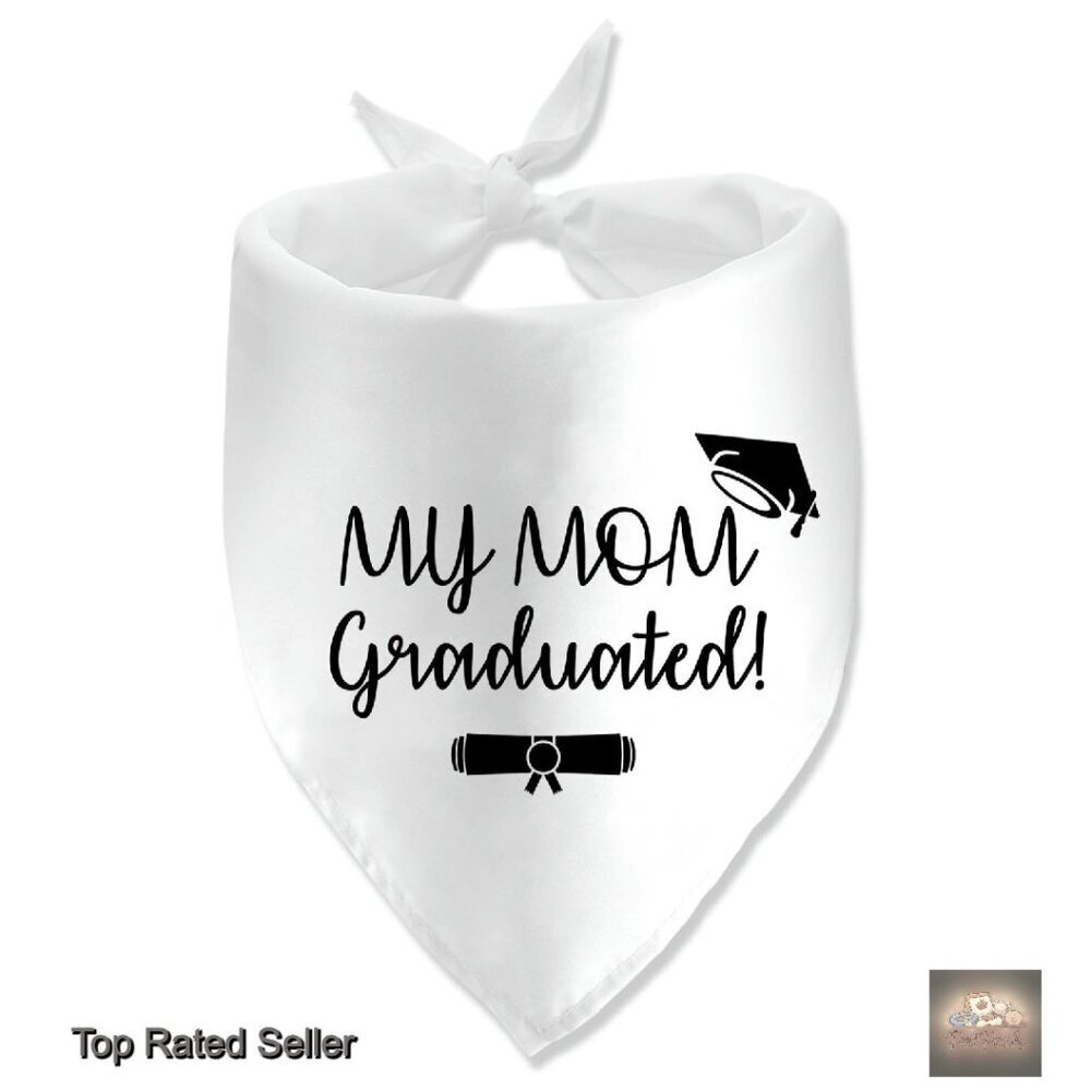 Graduation Dog Bandana Cotton Pet Accessory Gift For Dog Lovers